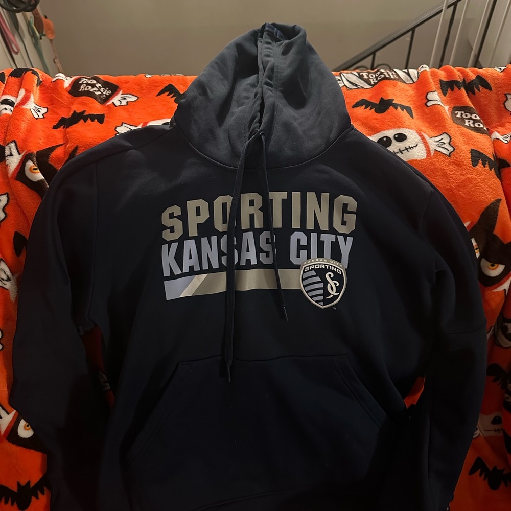 Adidas Navy Blue Hoodie